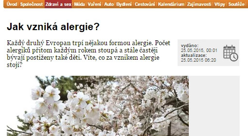 Jak vzniká alergie?