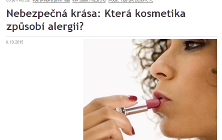 Nebezpečná krása: Která kosmetika způsobí alergii?